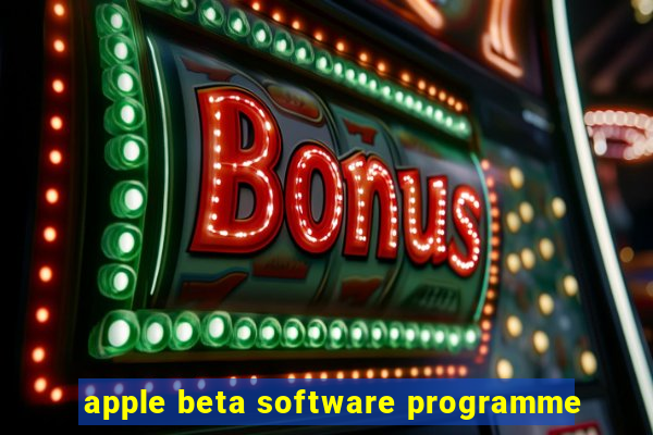 apple beta software programme